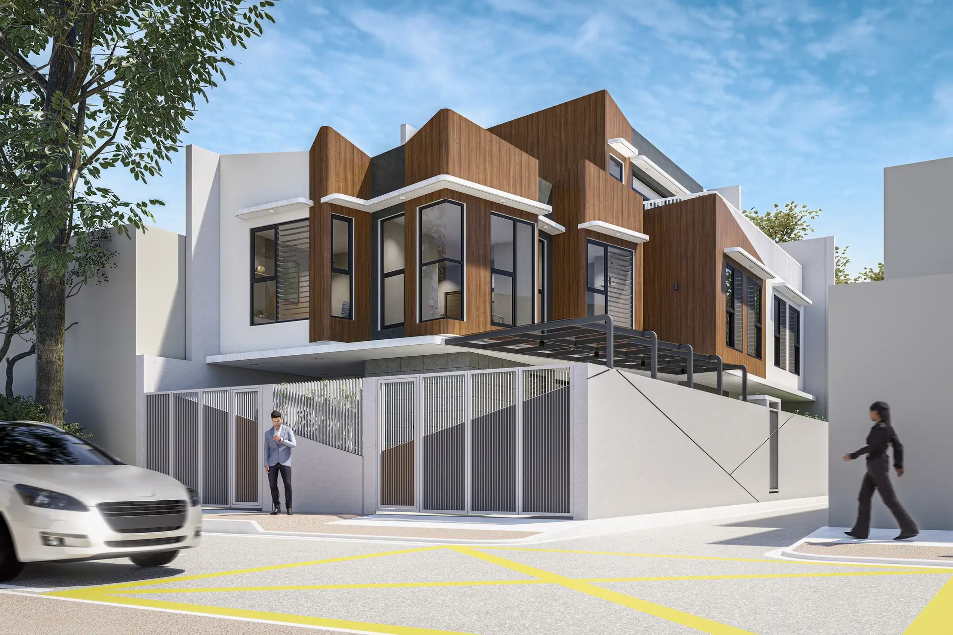 Urban Family Residence: 3D design of a family house on a compact urban plot in Nepal, image 1 of 2