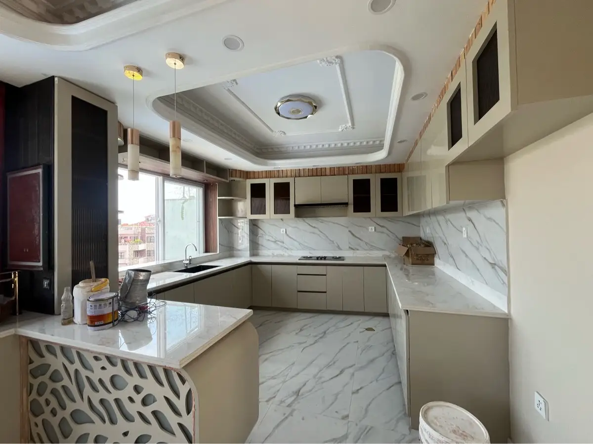 Curved-Balcony Residence: Residence with curved balcony and finished interiors, built by HNG in Nepal, image 3 of 5