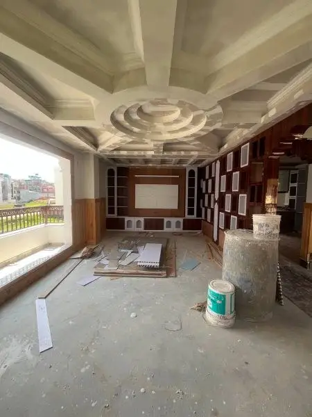 Red-Accent Residence: Residence with red accents and interior fit-out, under construction by HNG, image 4 of 4