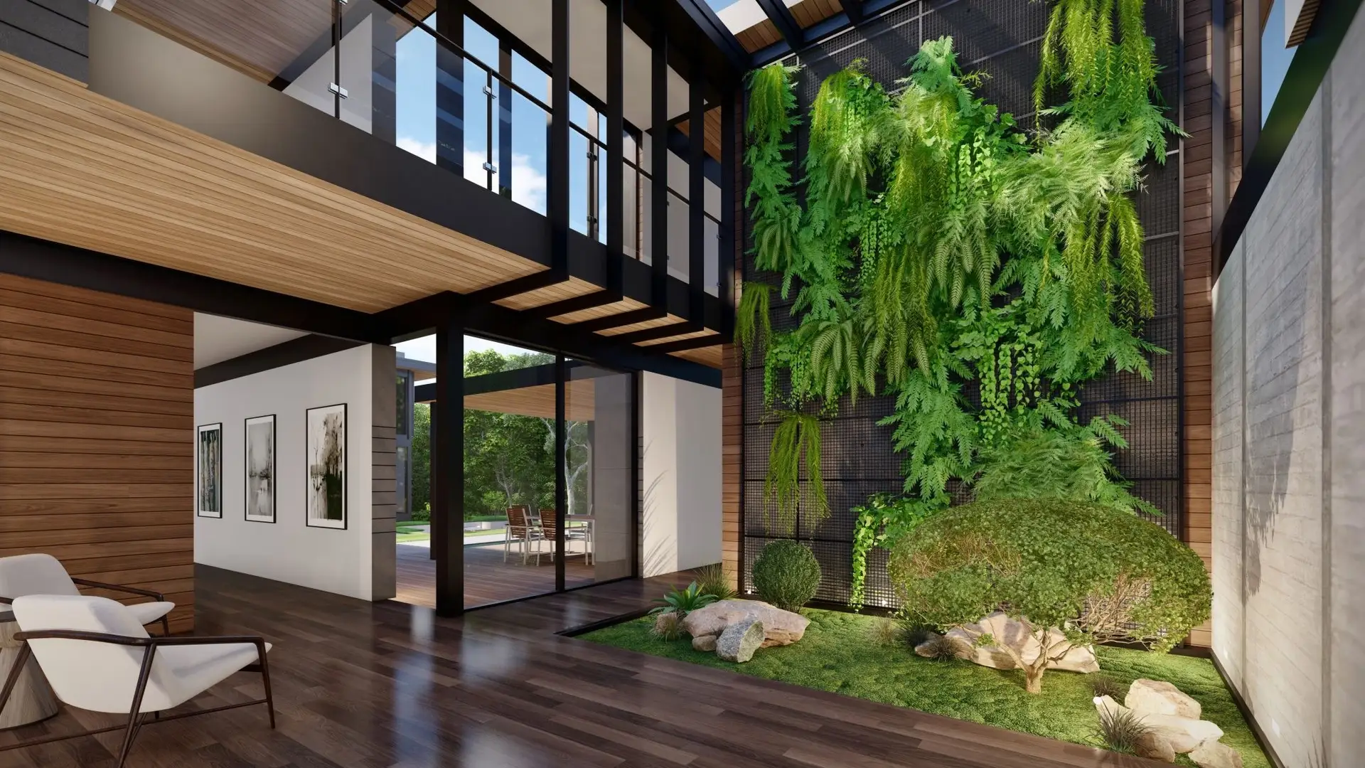 Premium Residence at Hattigauda: Premium modern residence with pool and landscaped courtyard at Hattigauda, Kathmandu, image 5 of 6